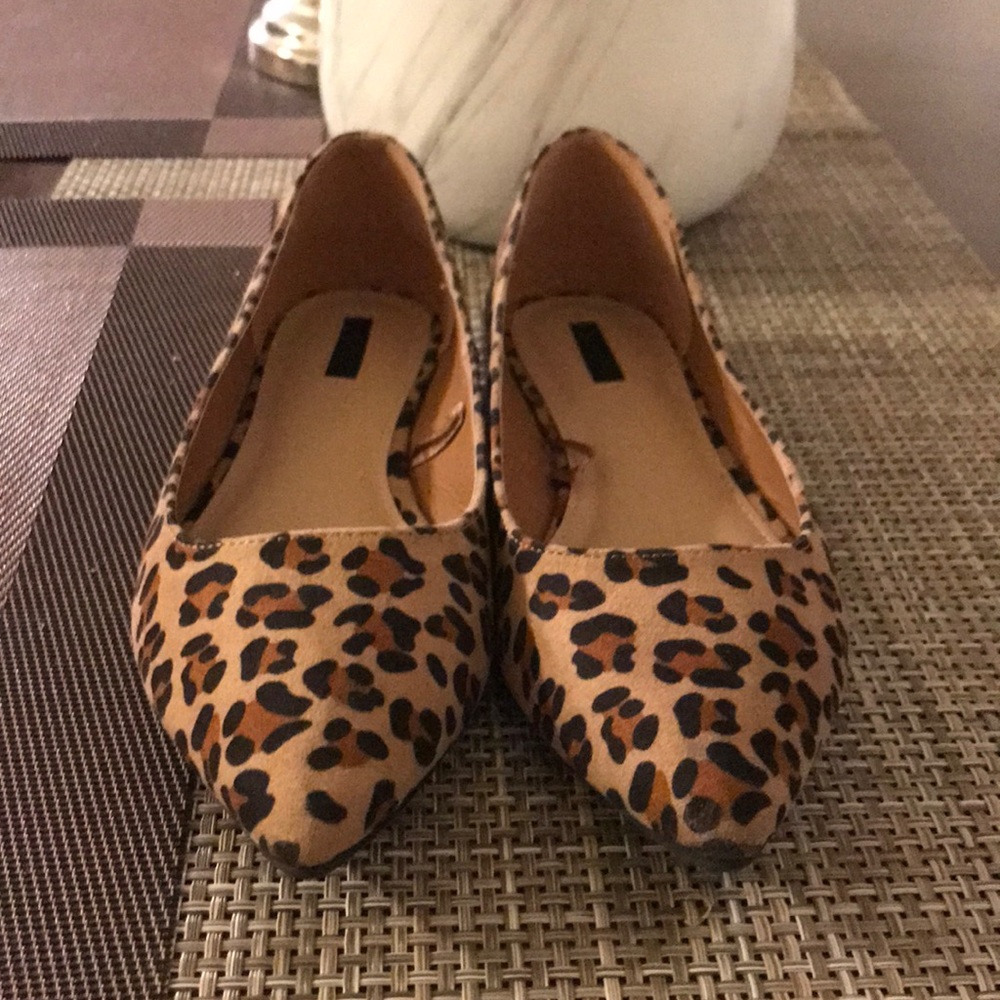 Leopard Print Flats - Picture 3 of 6